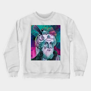 Flavius Josephus Abstract Portrait | Flavius Josephus Artwork 4 Crewneck Sweatshirt